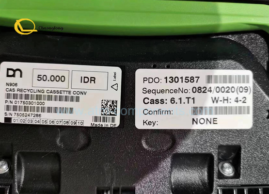 1750306001 01750306001 ชิ้นส่วน ATM ของ Diebold DN200V CAS เทปรีไซเคิล CONV DN200 UG CASS KMAT 1750301000 01750301000