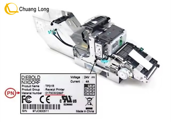 เครื่องพิมพ์ใบเสร็จด้วยเครื่องยนต์ ATM อะไหล่ WINCOR DN200 TP31R เครื่องพิมพ์ใบเสร็จด้วยเครื่องยนต์ 1750302897 01750302897