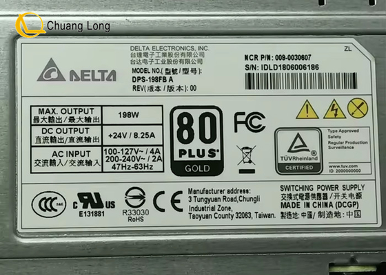 ชิ้นส่วนเครื่องจักร ATM NCR พาวเวอร์ซัพพลาย 24V 198W 0090030607 009-0030607
