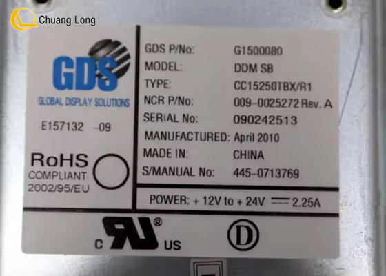 ธนาคาร ATM อะไหล่ NCR 66XX 15 นิ้วจอ LCD 009-0025272 0090025272