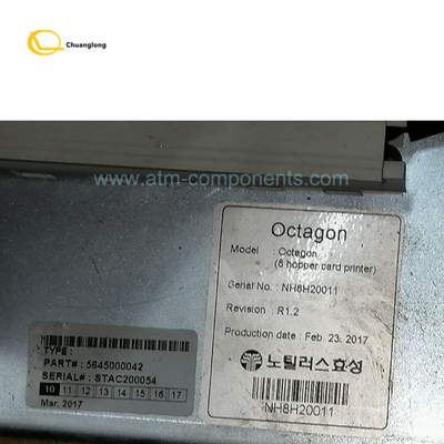 เครื่อง ATM Hyosung Octagon 8 Hopper Card Printer เครื่อง ATM ส่วน S5645000042 5645000042 เครื่อง Hyosung Octagon 8 Hopper Card Printer