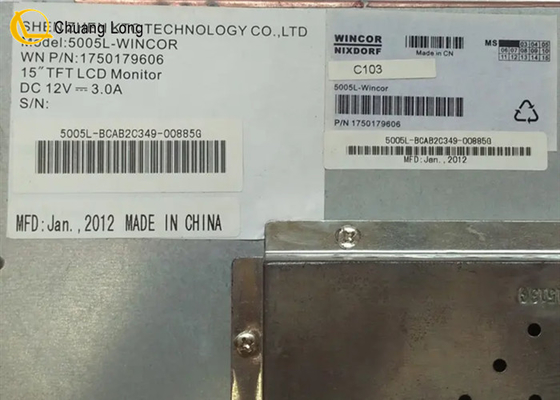 อะไหล่เครื่อง ATM Wincor PC280 15&quot; TFT จอจอ LCD 01750179606 1750179606