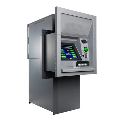 เครื่อง ATM ของธนาคาร NCR ถอนเงิน เครื่องที่ครบถ้วน