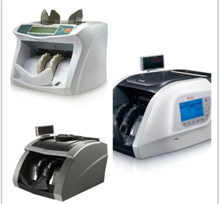 เครื่องนับเงินขนาดเล็ก พร้อมจอ LCD BYR CAD CDF CHF CLP เครื่องจัดสรรเงินสด