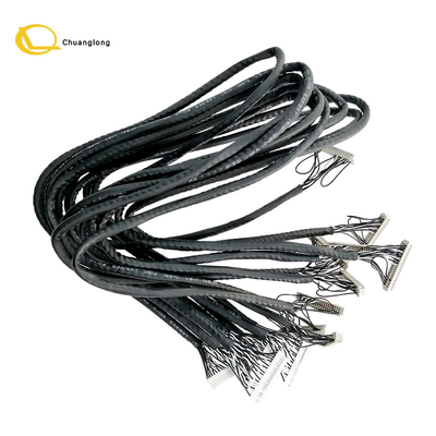 NCR ATM เครื่องจักรอะไหล่ LVDS HARNESS 600MM 4450749527