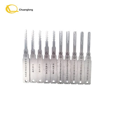 แกรนด์มาสเตอร์ 10 ชิ้น เซ็ท Lock Pick Tool สําหรับเซฟระดับ C ล็อครถยนต์ / มอเตอร์ไซค์ และล็อคจราจร