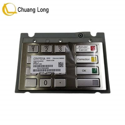 Wincor Nixdorf Diebold Nixdorf ของแท้และใหม่ V7 EPP รหัสผ่านที่เข้ารหัส Pinpad ATM ปุ่มพิมพ์ความปลอดภัย ปุ่มพิมพ์ 01750234858 1750234858