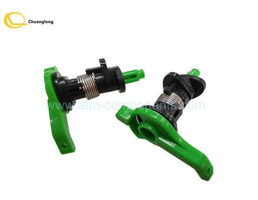 1750043537 01750043537 เครื่อง ATM อะไหล่เครื่อง Wincor คาเซ็ท เลเวอร์ ล็อคสีเขียว เลเวอร์ล็อคพลาสติก