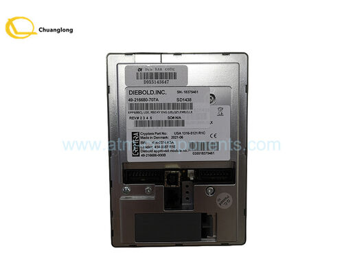 49216680707A 49-216680-707A ชิ้นส่วนเครื่อง ATM Diebold EPP5 BSC ภาษาอังกฤษ, LGE, ST STL, ENG(AU), QZ1, X, I, O, _ แป้นพิมพ์ DIEBOLD OP EPP5