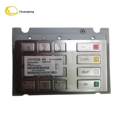 อะไหล่เครื่อง ATM 1750303599 แป้นพิมพ์เข้ารหัส EPP Diebold V7 ของแท้ Secure ATM Keypad 01750303599