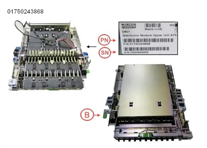 อะไหล่เครื่อง ATM Wincor แจกจําหน่ายโมดูล ยูนิตบน ATS 01750243868 1750243868