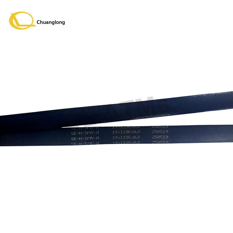 14*1196*0.8 ATM อะไหล่ Hyosung GCDU เข็มขัดอาหารขนาดใหญ่ 1K / 2K CDU 14x1196x0.8mm เข็มขัด