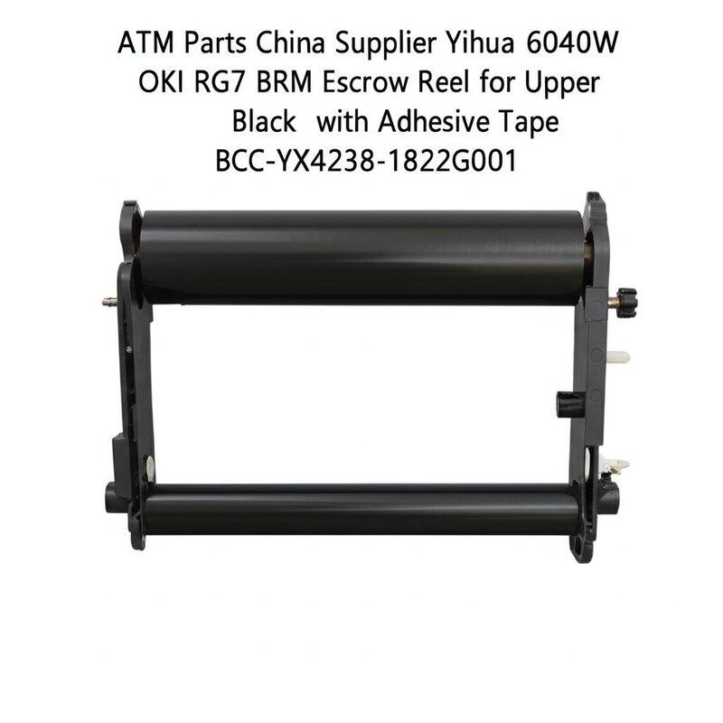 อะไหล่เครื่อง ATM จีน จําหน่าย Yihua 6040W OKI RG7 BRM กล่องรับรองสําหรับด้านบนสีดําที่มีเทปแนบ BCC-YX4238-1822G001