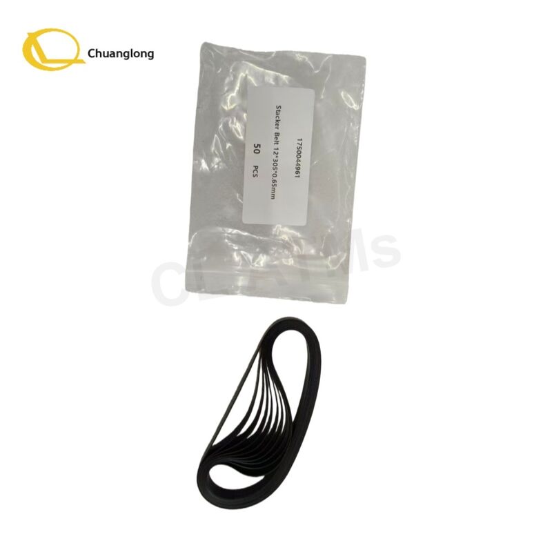 1750044961 กรอบเอทีเอ็ม เข็มขัด เครื่องเอทีเอ็ม ส่วน Wincor Stacker เข็มขัดด้านบน 12 * 305 * 0.65 12x305x065