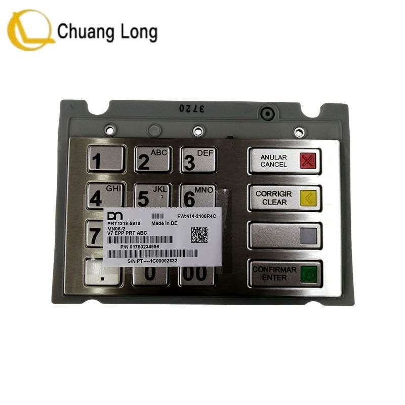 Diebold Nixdorf ATM Pinpad DN EPP V7 คีย์บอร์ด PRT ABC คีย์บอร์ด หลายรุ่นที่แตกต่างกัน สําหรับขาย 01750234996 1750234996