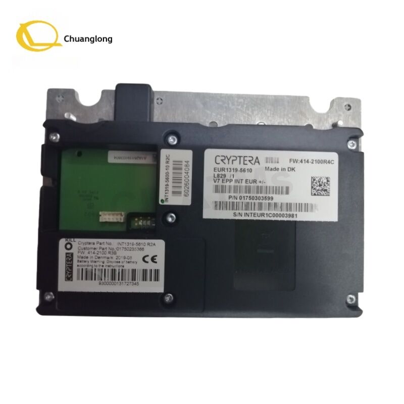 อะไหล่เครื่อง ATM 1750303599 แป้นพิมพ์เข้ารหัส EPP Diebold V7 ของแท้ Secure ATM Keypad 01750303599