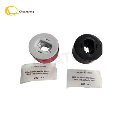 ราคาดี ชิ้นส่วนรีไซเคิล ATM ของ OKI BCC_YX4238-1822G001 OKI BRM Escrow Reel Uppe สีดำ YIHUA Escrow Rell Tape BCC_YX4238-1822G002 OKI Escrow Reel ล่างสีขาว ออนไลน์