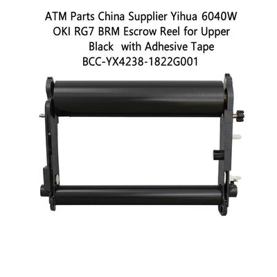 อะไหล่เครื่อง ATM จีน จําหน่าย Yihua 6040W OKI RG7 BRM กล่องรับรองสําหรับด้านบนสีดําที่มีเทปแนบ BCC-YX4238-1822G001