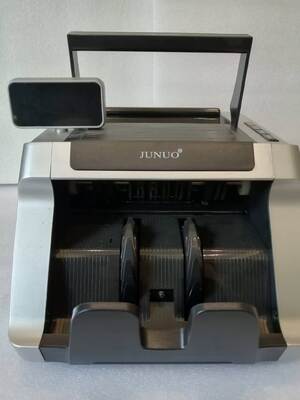 ราคาดี เครื่องนับเงิน JUNUO C05 เครื่องตรวจจับธนบัตร สีดำ พร้อมจอแสดงผล LED ออนไลน์