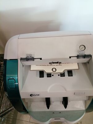 ราคาดี เครื่องประเภทธนบัตรกีซาน เครื่องตรวจจับธนบัตรเงิน สีฟ้า พร้อมจอ LED Smart K3 S16E01-3659 ออนไลน์